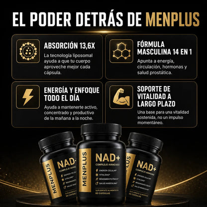 MENPLUS® | NAD+ Liposomal para Hombres